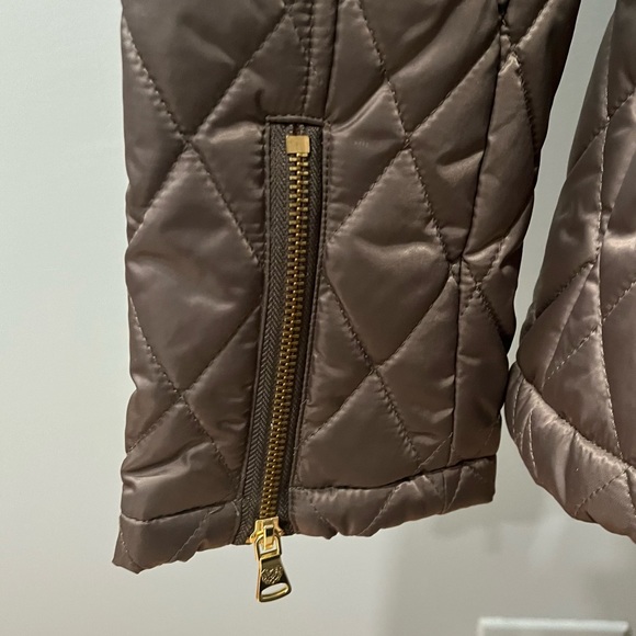 Vince Camuto Brown & Olive Quilted Military Style Field Jacket Size Medium - Picture 3 of 11